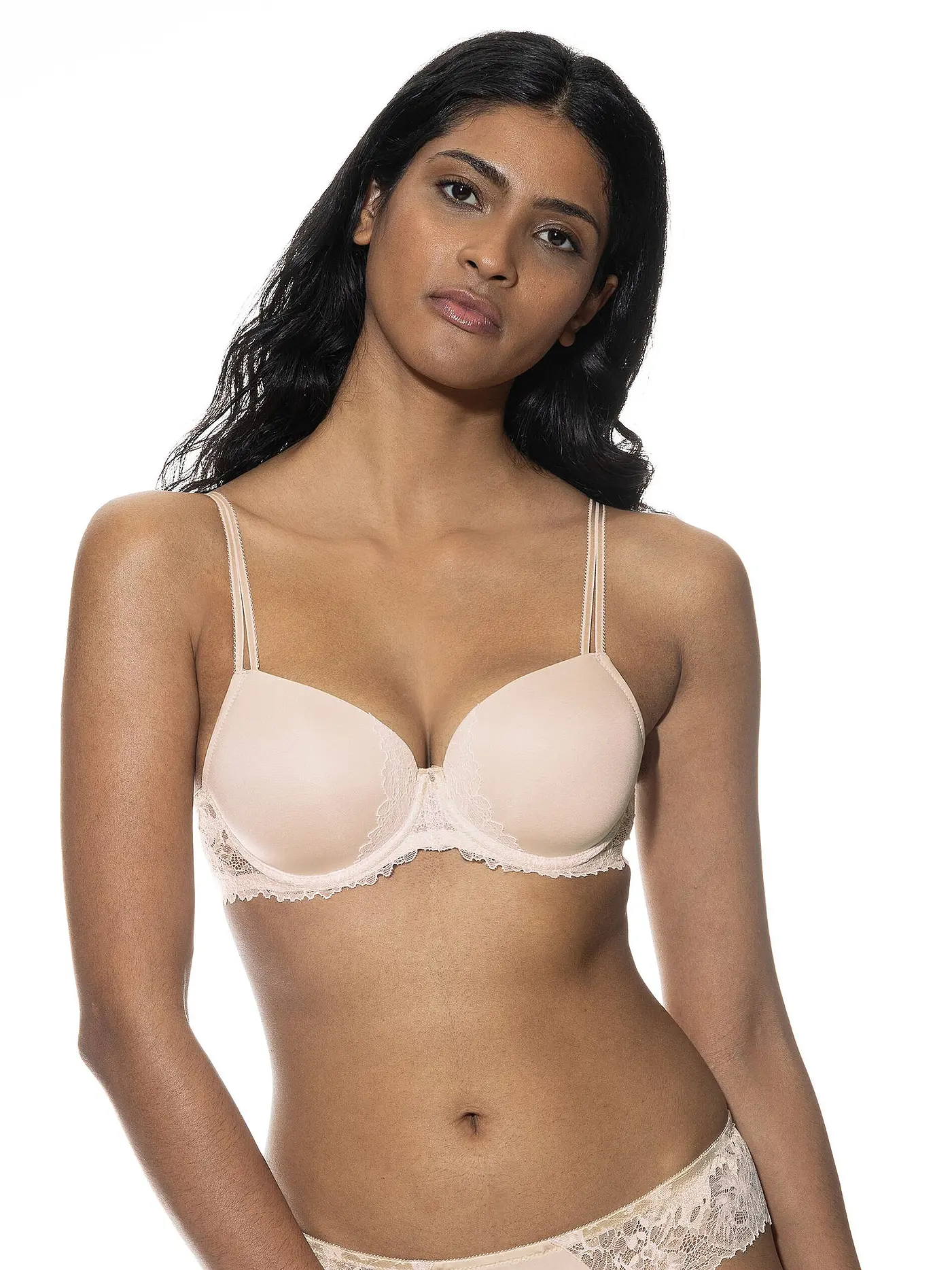 MEY | Bi Stretch BH LUXURIOUS night blue | rosa